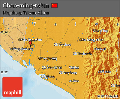 Political Map of Chao-ming-ts'un