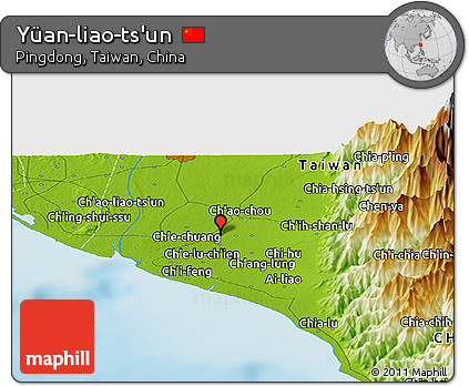Physical Panoramic Map of Yüan-liao-ts'un