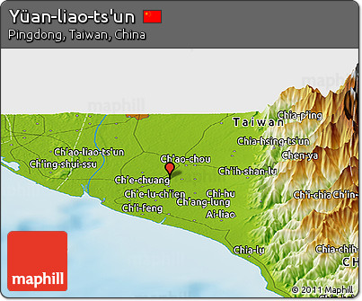 Physical Panoramic Map of Yüan-liao-ts'un