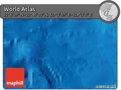 Political Map of the Area around 22° 23' 25" N, 127° 34' 30" E