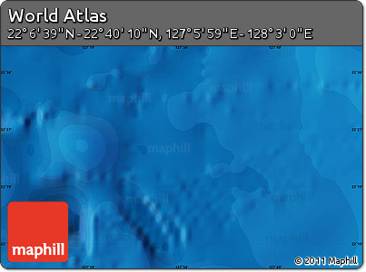 Political Map of the Area around 22° 23' 25" N, 127° 34' 30" E