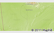 Physical 3D Map of the area around 22° 23' 25" N, 12° 40' 30" W