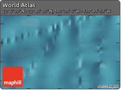 Satellite Map of the Area around 22° 23' 25" N, 140° 10' 30" W