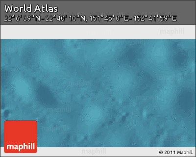 Satellite 3D Map of the Area around 22° 23' 25" N, 152° 13' 29" E