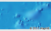 Shaded Relief 3D Map of the area around 22° 23' 25" N, 168° 13' 29" W