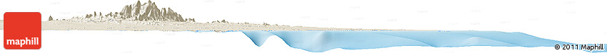 Shaded Relief Horizon Map of the Area around 22° 23' 25" N, 36° 37' 30" E
