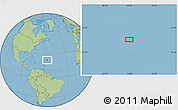 Savanna Style Location Map of the area around 22° 23' 25" N, 56° 52' 30" W