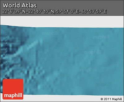 Satellite 3D Map of the Area around 22° 23' 25" N, 60° 25' 29" E