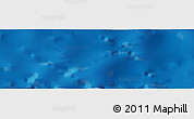 Shaded Relief Panoramic Map of the area around 22° 23' 25" N, 60° 16' 29" W