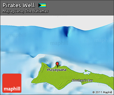 Physical 3D Map of Pirates Well