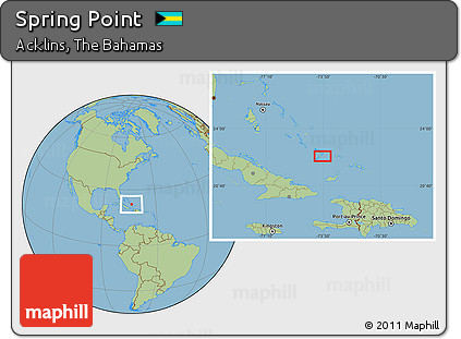 Savanna Style Location Map of Spring Point