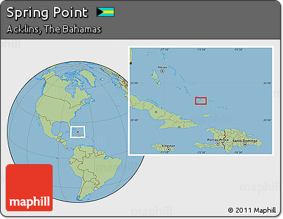 Savanna Style Location Map of Spring Point