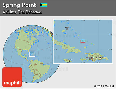 Savanna Style Location Map of Spring Point