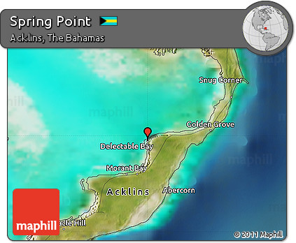 Satellite Map of Spring Point