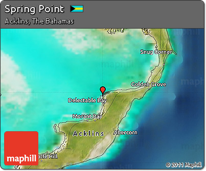Satellite Map of Spring Point