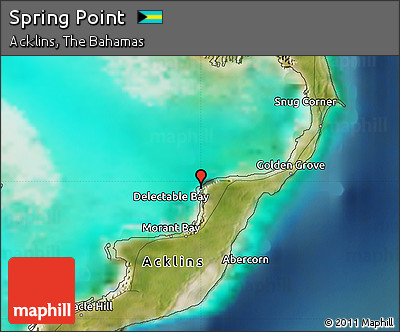 Satellite Map of Spring Point