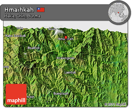 Satellite 3D Map of Hmaihkah