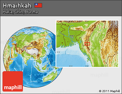 Physical Location Map of Hmaihkah