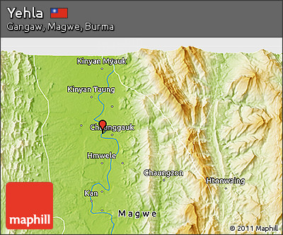 Physical 3D Map of Yehla