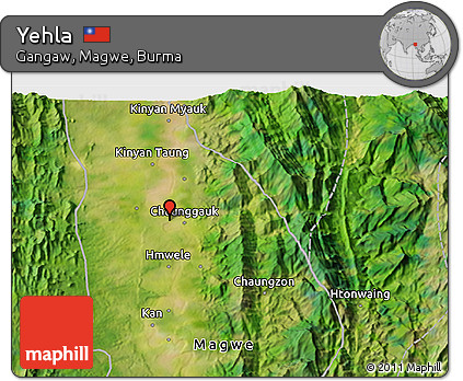 Satellite 3D Map of Yehla