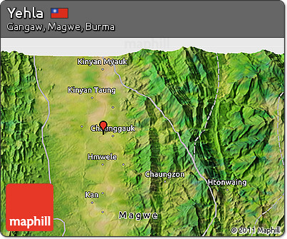 Satellite 3D Map of Yehla