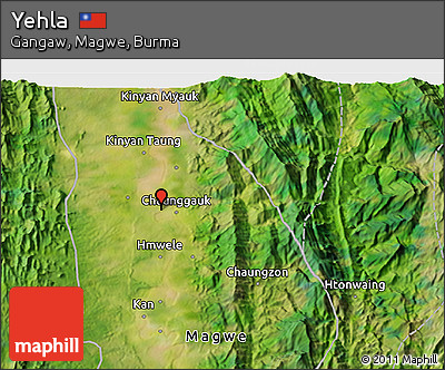 Satellite 3D Map of Yehla
