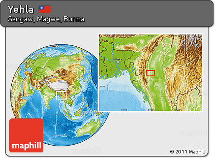Physical Location Map of Yehla