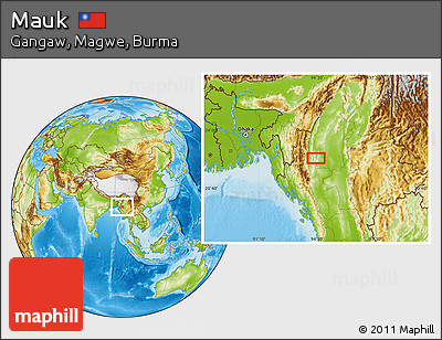 Physical Location Map of Mauk