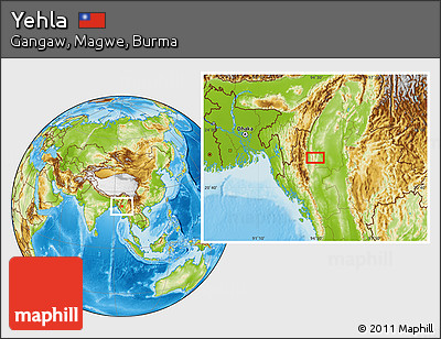 Physical Location Map of Yehla