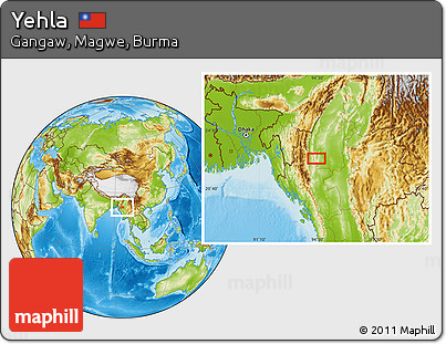 Physical Location Map of Yehla