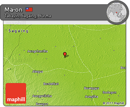 Physical 3D Map of Ma-on