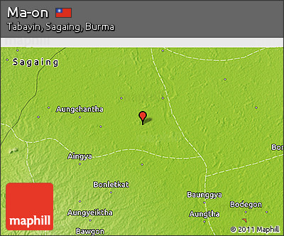 Physical 3D Map of Ma-on