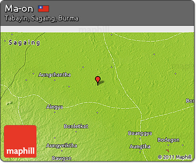 Physical 3D Map of Ma-on