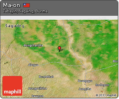 Satellite 3D Map of Ma-on