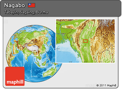 Physical Location Map of Nagabo