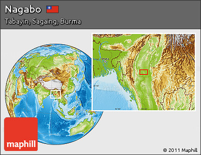 Physical Location Map of Nagabo