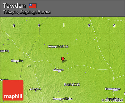 Physical Map of Tawdan