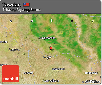 Satellite Map of Tawdan