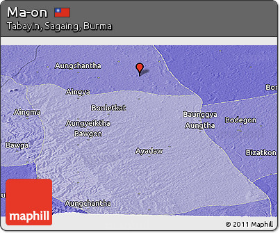 Political Panoramic Map of Ma-on