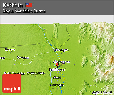 Physical 3D Map of Ketthin