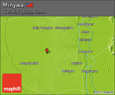 Physical 3D Map of Minywa