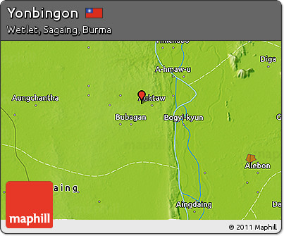 Physical 3D Map of Yonbingon