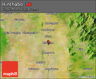 Satellite 3D Map of Hinthabo