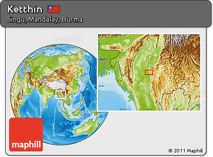 Physical Location Map of Ketthin
