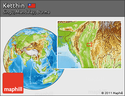Physical Location Map of Ketthin