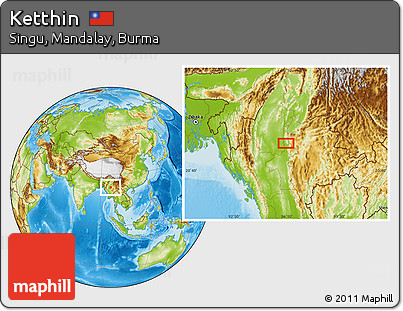 Physical Location Map of Ketthin