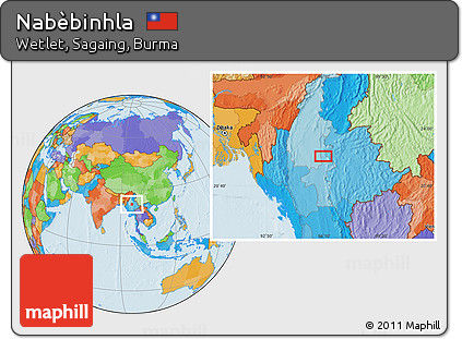 Political Location Map of Nabèbinhla