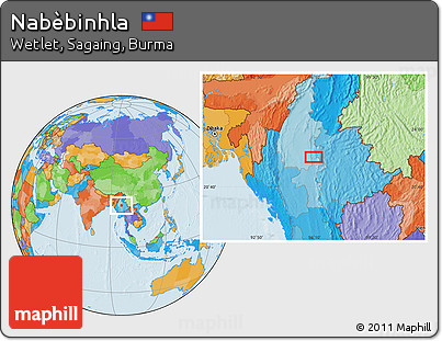Political Location Map of Nabèbinhla