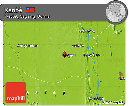 Physical Map of Kanbè