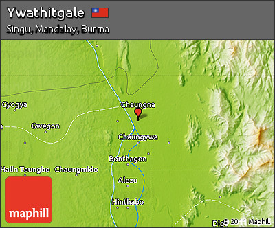 Physical Map of Ywathitgale